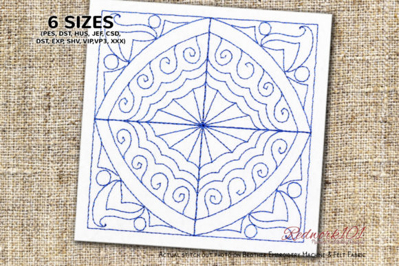 Abstract Pattern Redwork: A Designer's Review for Real Projects