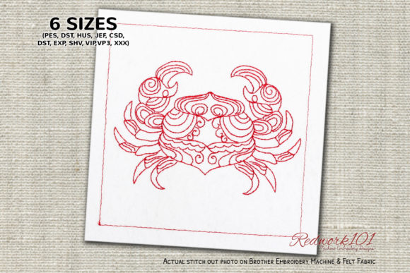 Cancer Crab Astrology Redwork Review