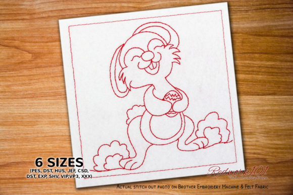 Easter Bunny Redwork Review: A Designer’s Take