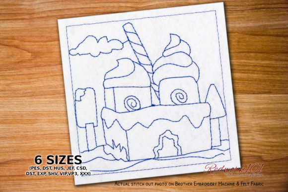 Ice Cream House: A Craft Fair Embroidery Review