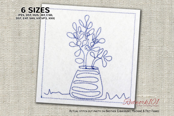 Jade Plant Cactus Succulents Redwork Review