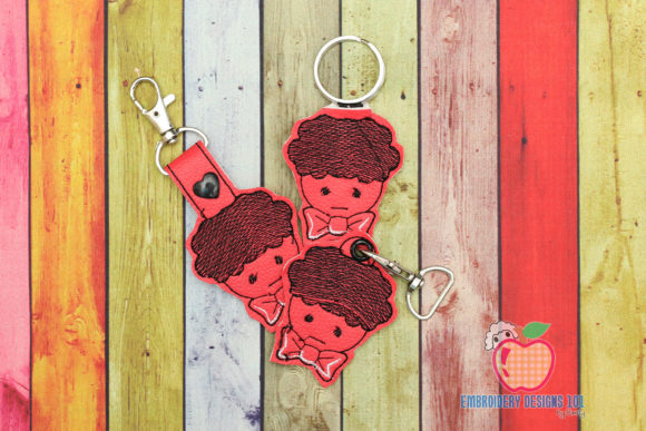 Review: Boy Face with Bow Tie Keyfob Design