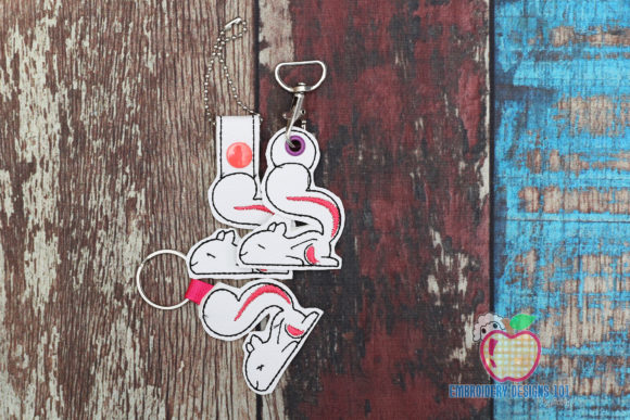 Review: Lazy Squirrel ITH Key Fob Pattern for Merch