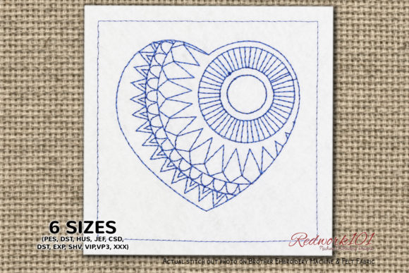 Reviewing Mandala Zentangle Love Redwork for Boutiques